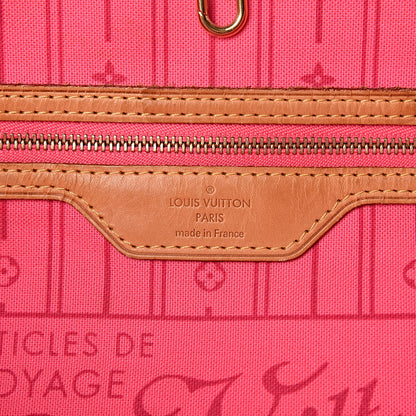 Louis Vuitton Monogram Roses Neverfull MM 6 of 17