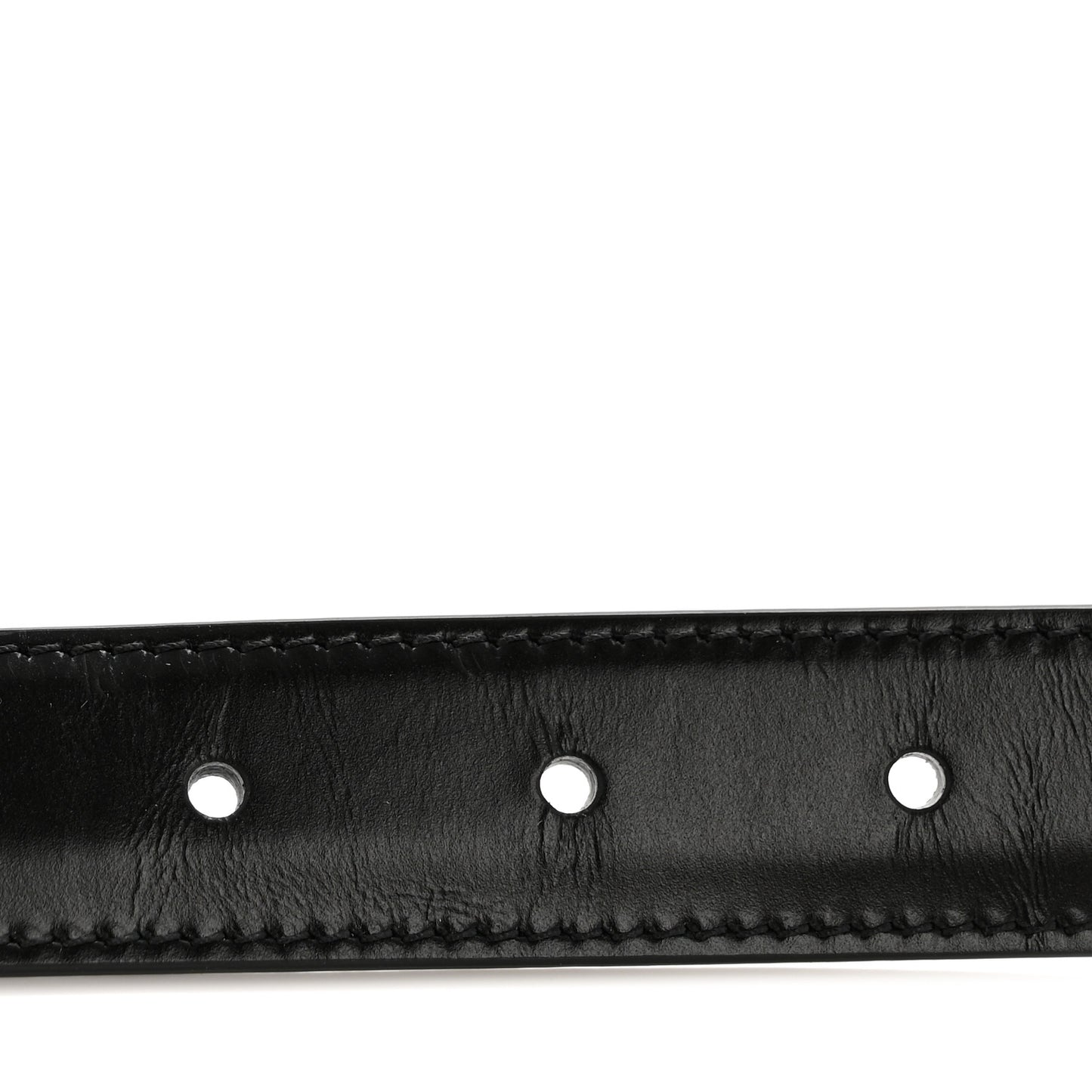 Box Calfskin Medium 25mm Triomphe 75 30 Belt Black
