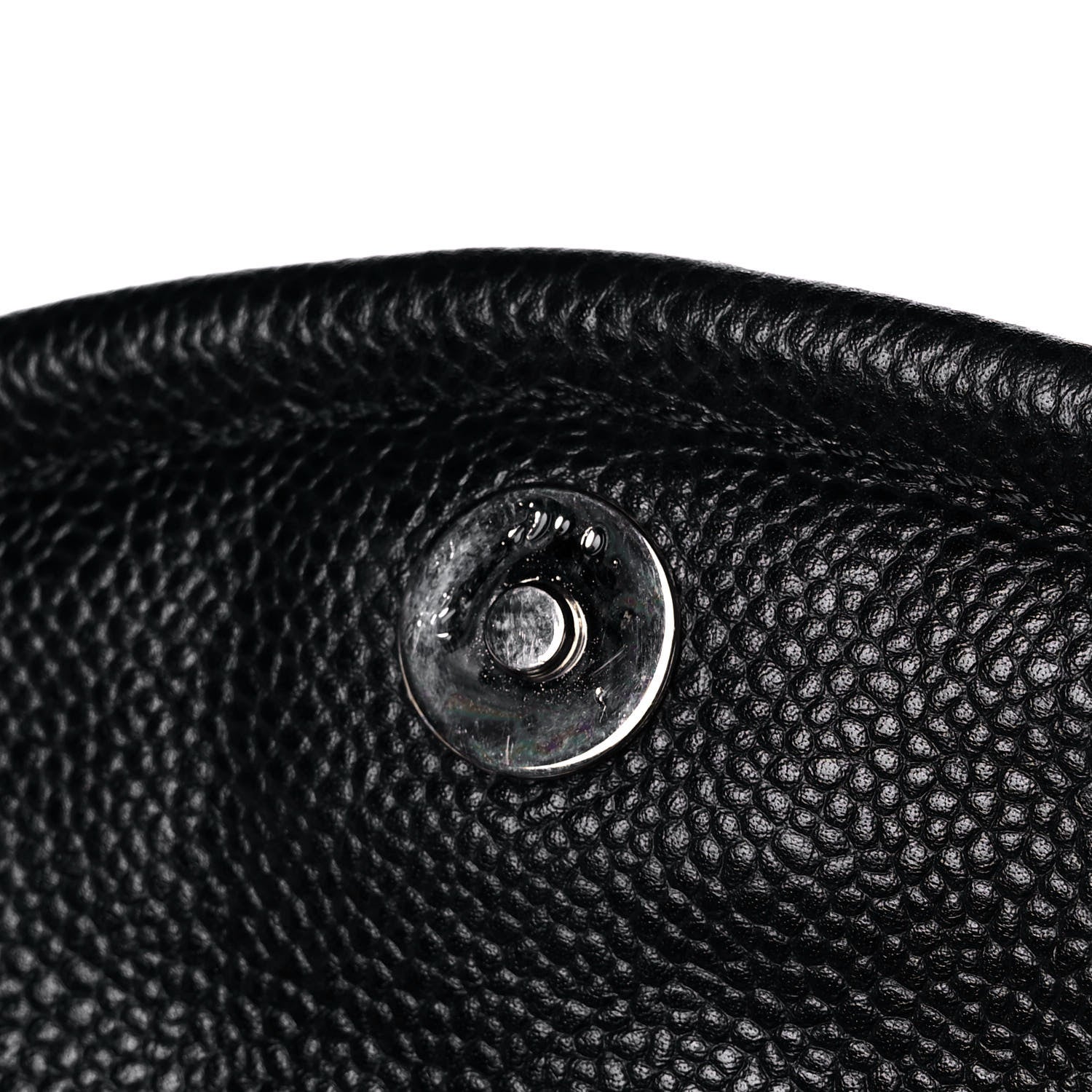 Chanel Caviar Half Moon Large Flap Black 10 of 12