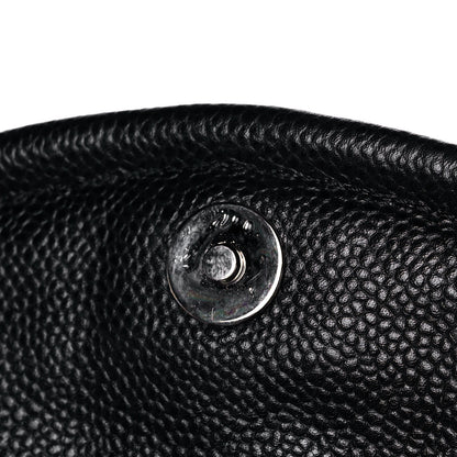 Chanel Caviar Half Moon Large Flap Black 10 of 12