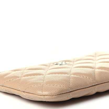 Chanel Caviar Quilted Small Cosmetic Case Beige 8 of 12