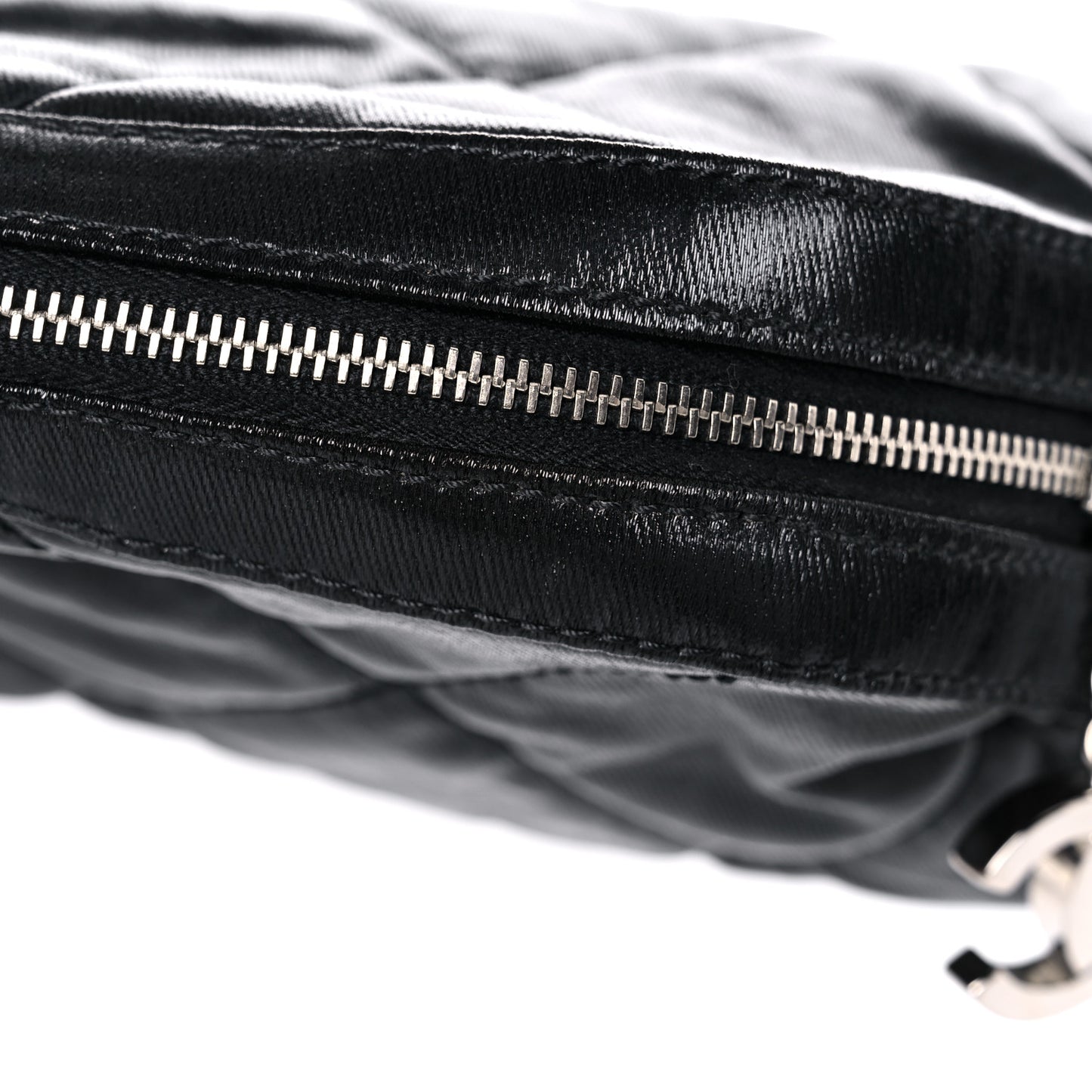Coated Canvas Biarritz Cosmetic Case Black