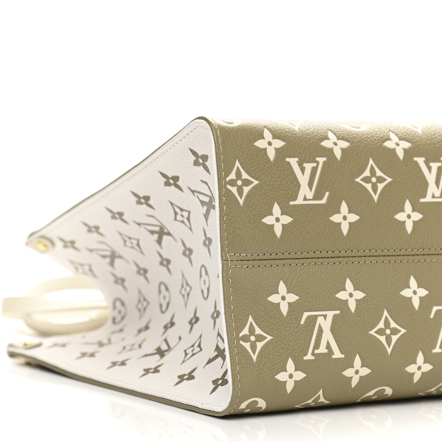 Empreinte Monogram Spring In The City Onthego MM Kaki Beige Cream