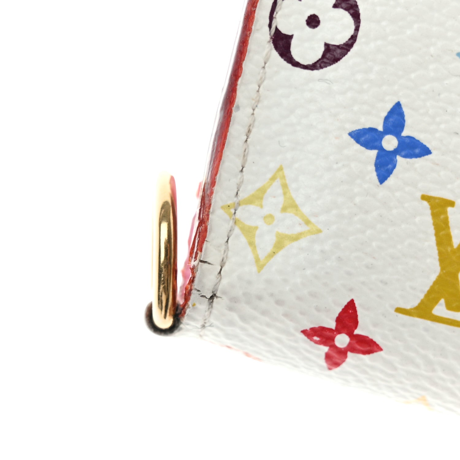 Louis Vuitton Monogram Multicolor Insolite Wallet White Litchi 11 of 14