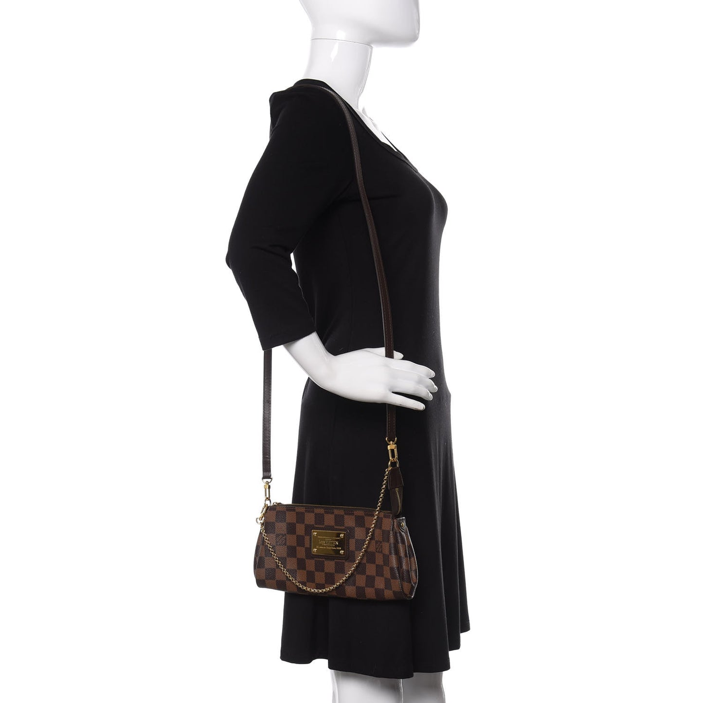 Damier Ebene Eva Clutch