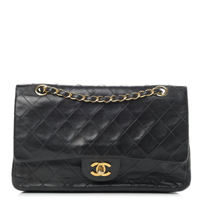Chanel Lambskin Quilted Medium Double Flap Black 1 of 16