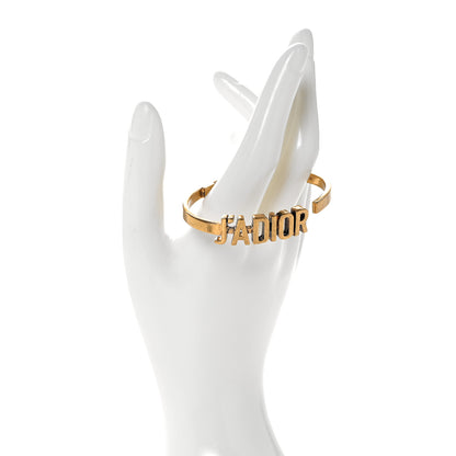 Christian Dior Metal J'Adior Bracelet Cuff Gold 2 of 6