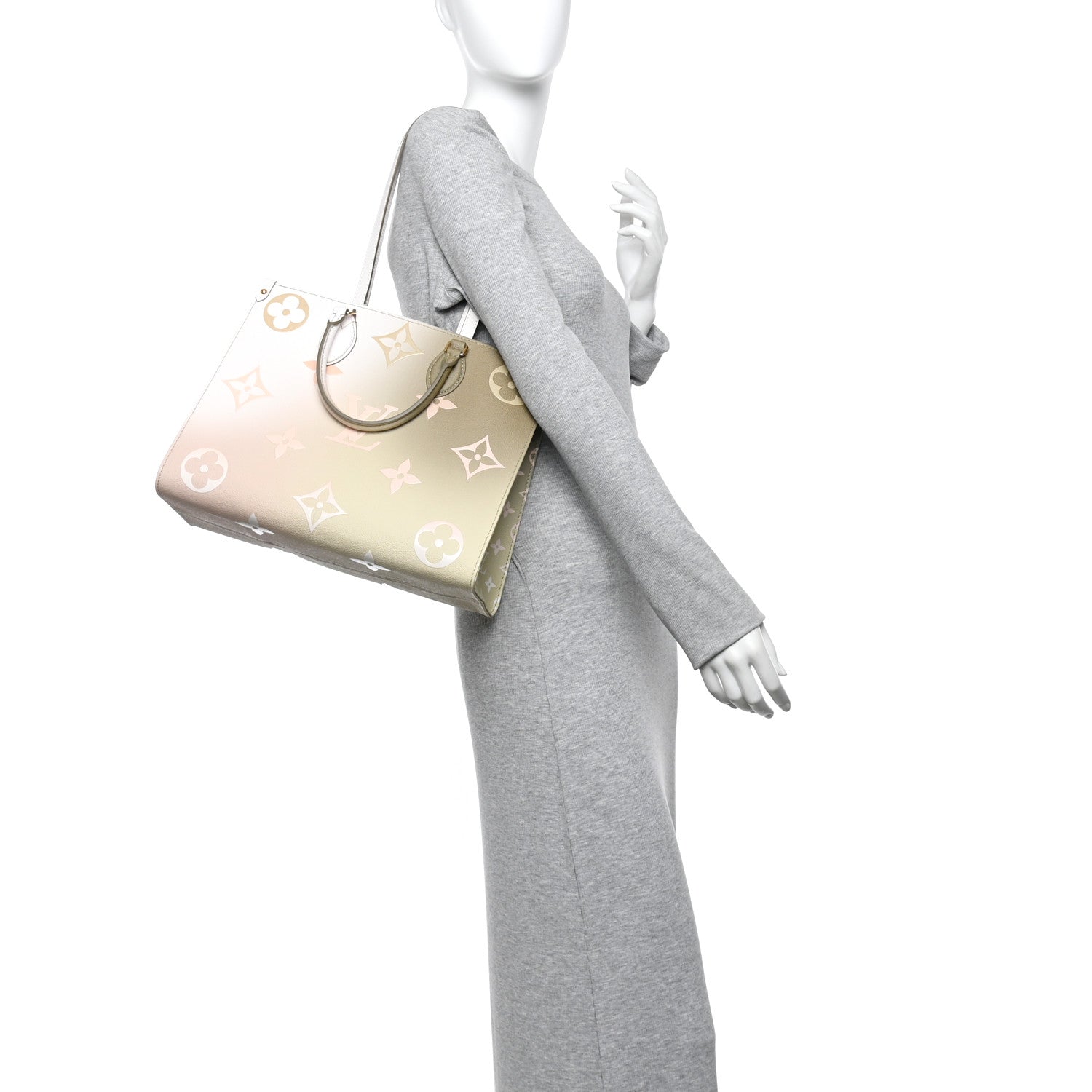 Louis Vuitton Monogram Giant Spring In The City Onthego MM Sunset Kaki 2 of 9