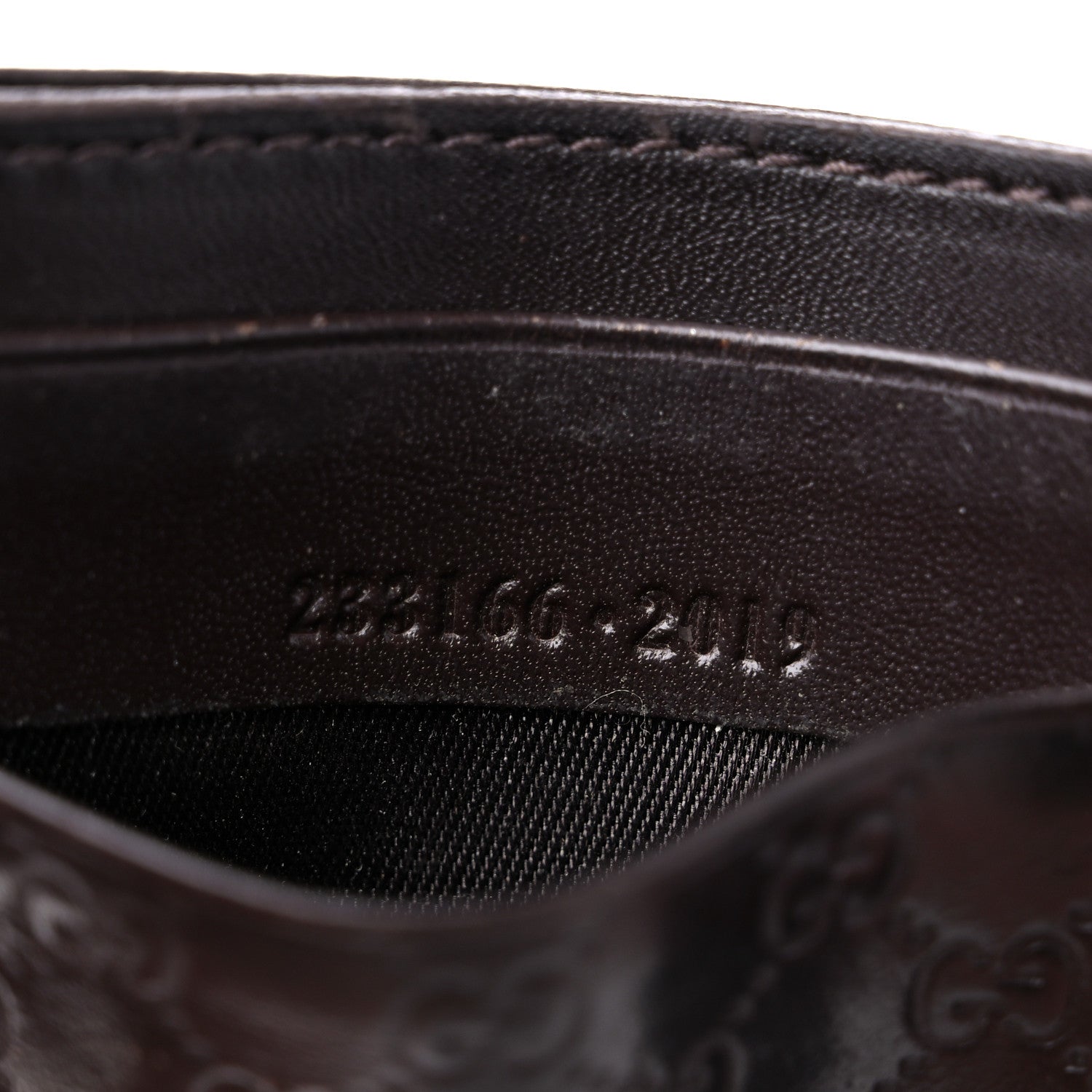 Gucci Microguccissima Card Holder Dark Brown 6 of 14