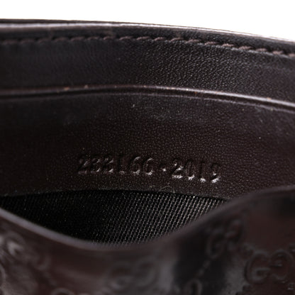 Gucci Microguccissima Card Holder Dark Brown 6 of 14