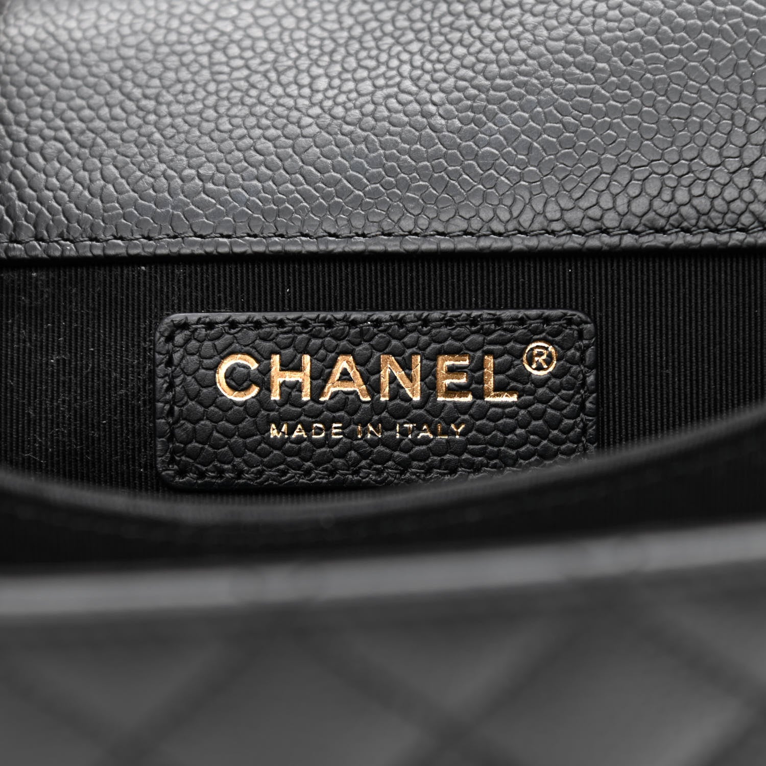 Chanel Caviar Quilted North South Boy Flap Black 6 of 10