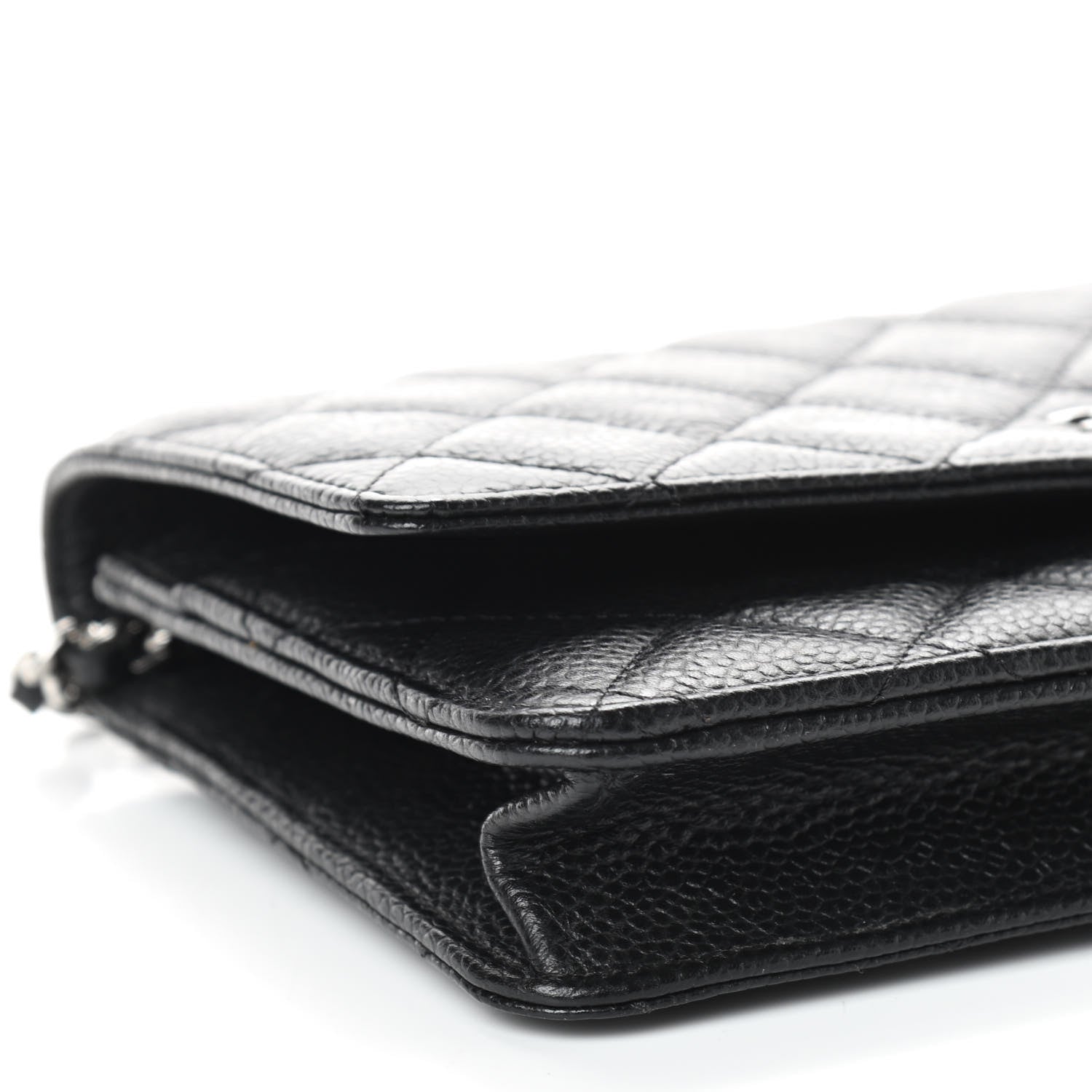 Chanel Caviar Quilted Wallet On Chain WOC Black 9 of 10