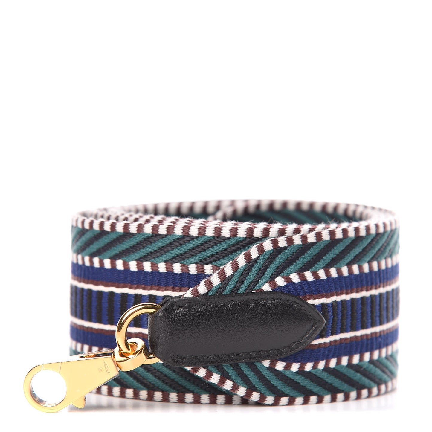Toile Swift 50mm Sangle Cavale Shoulder Strap Malachite Bleu Electrique Black