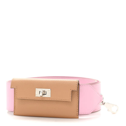 Hermes Swift Epsom Pocket Kelly Shoulder Strap Mauve Sylvestre Chai 1 of 5