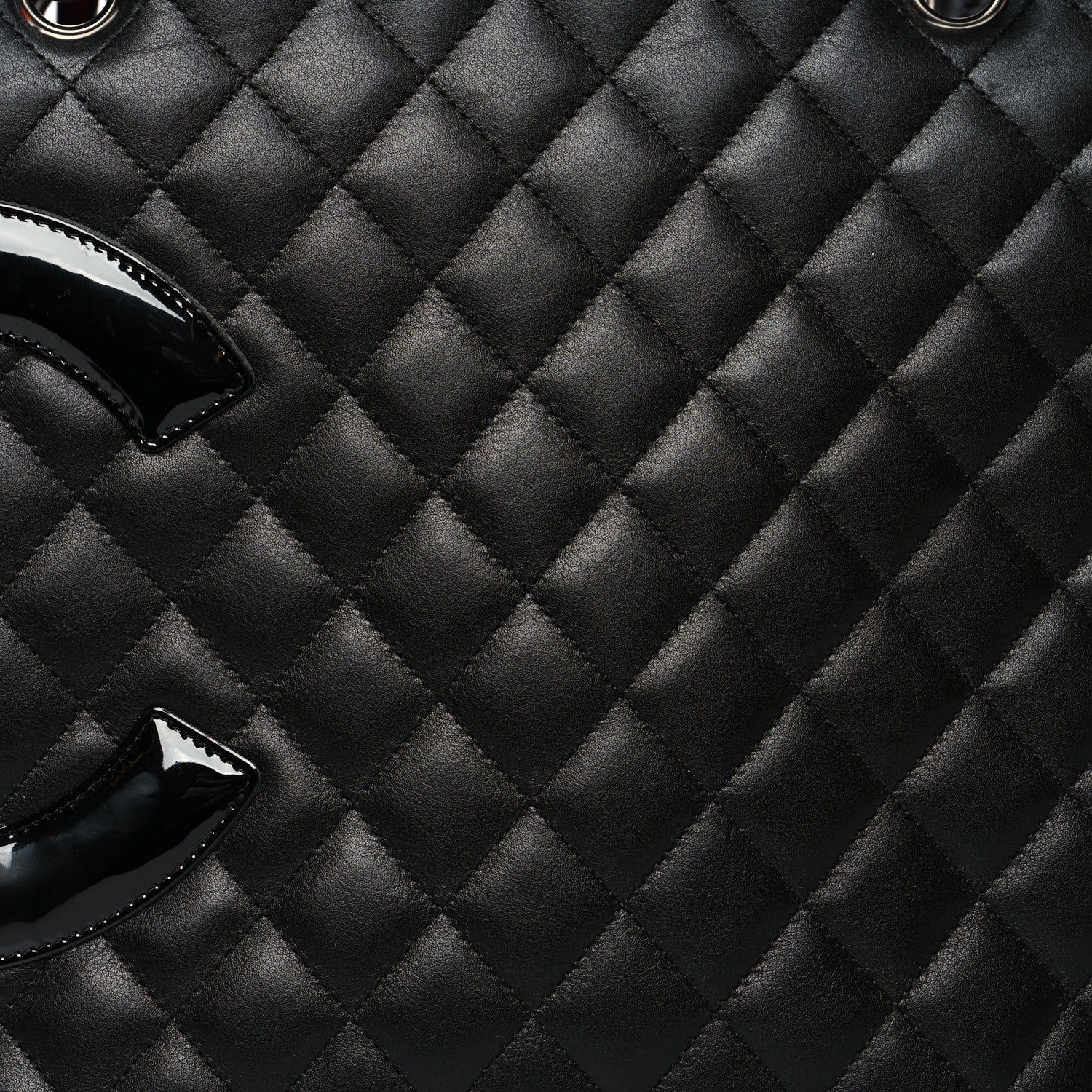 Chanel Calfskin Quilted Large Cambon Tote Black 8 of 11