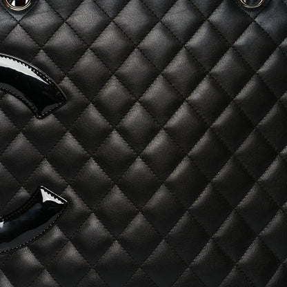 Chanel Calfskin Quilted Large Cambon Tote Black 8 of 11