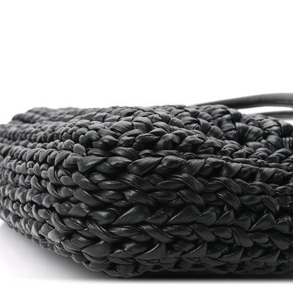 Gucci Calfskin Crochet GG Marmont Shoulder Bag Black 10 of 10