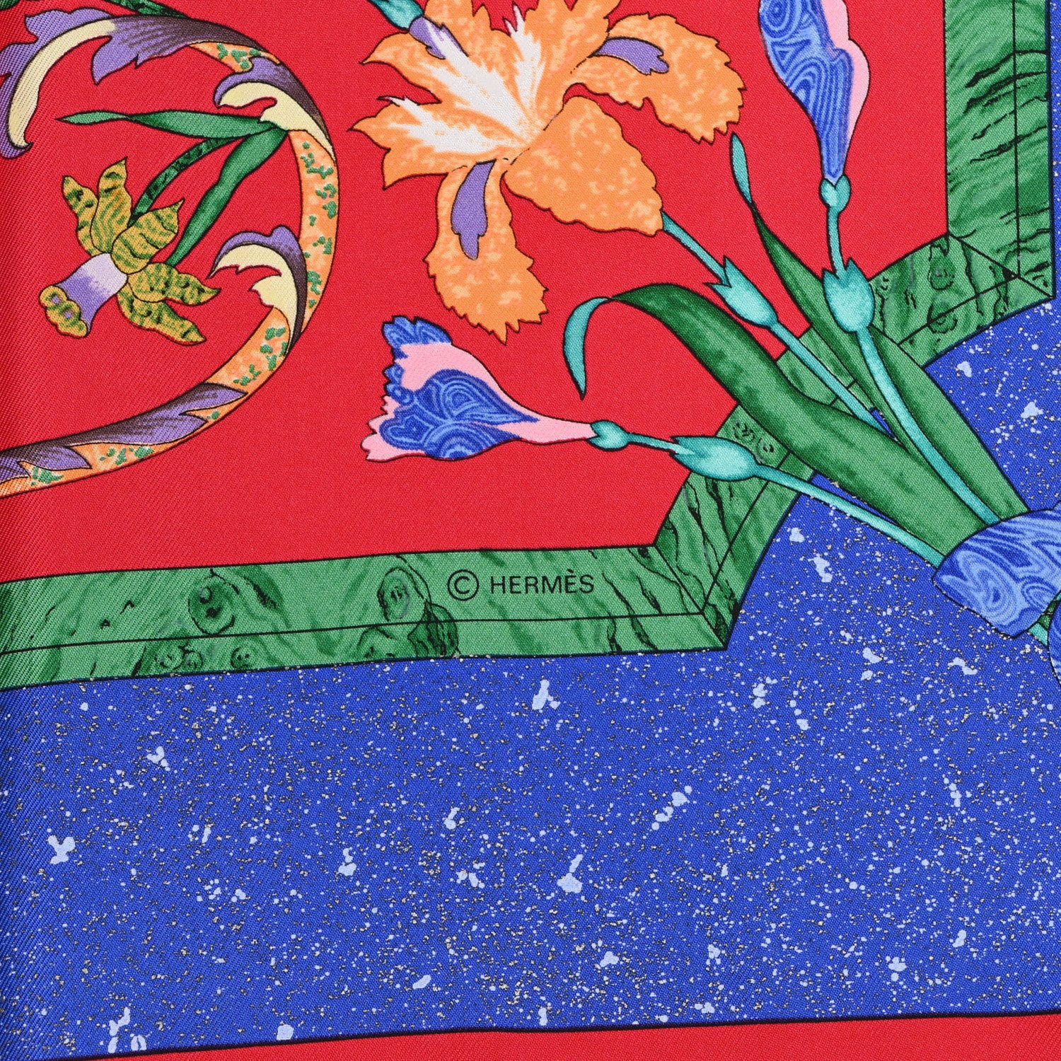 Hermes Silk Pierres d'Orient et d'Occident Scarf 90 3 of 4