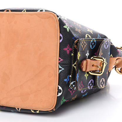 Louis Vuitton Monogram Multicolor Petit Noe Black 13 of 14