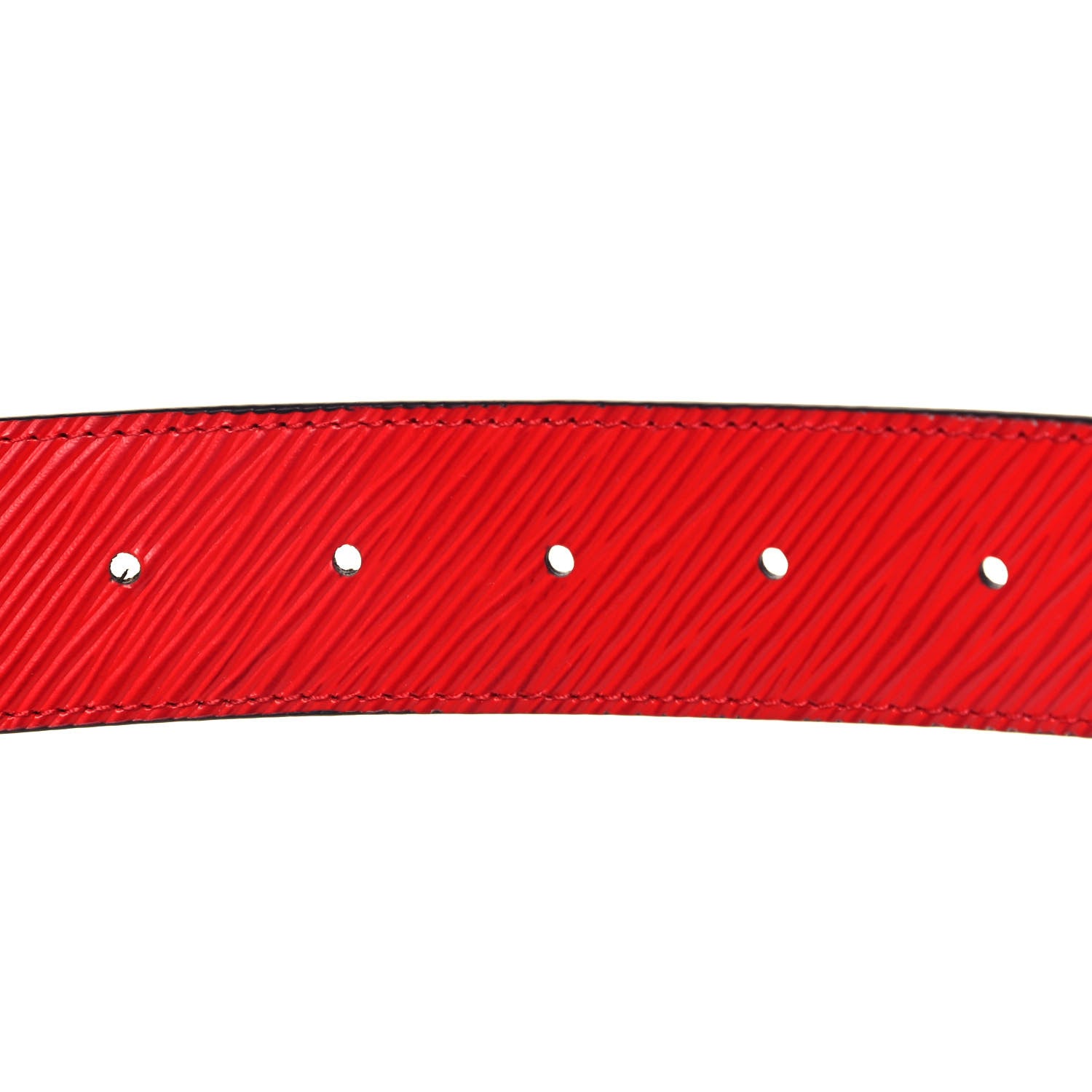 Louis Vuitton Monogram Epi 35mm LV Circle Reversible Belt 85 34 Coquelicot 3 of 4