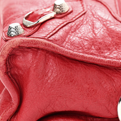 Balenciaga Agneau Giant 12 Silver Hardware Mini City Rouge Cardinal 11 of 21