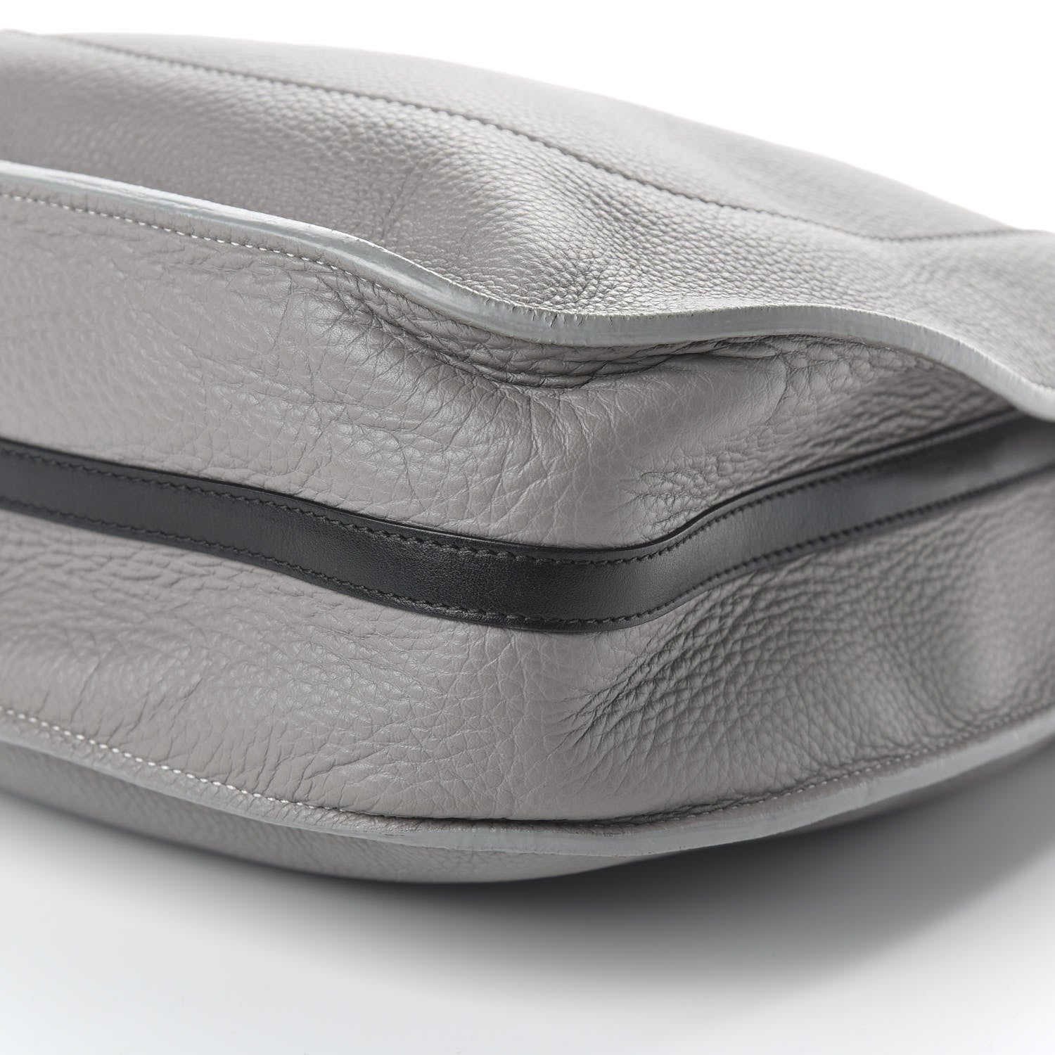Chloe Grained Calfskin Small Hayley Hobo Cashmere Grey 7 of 9