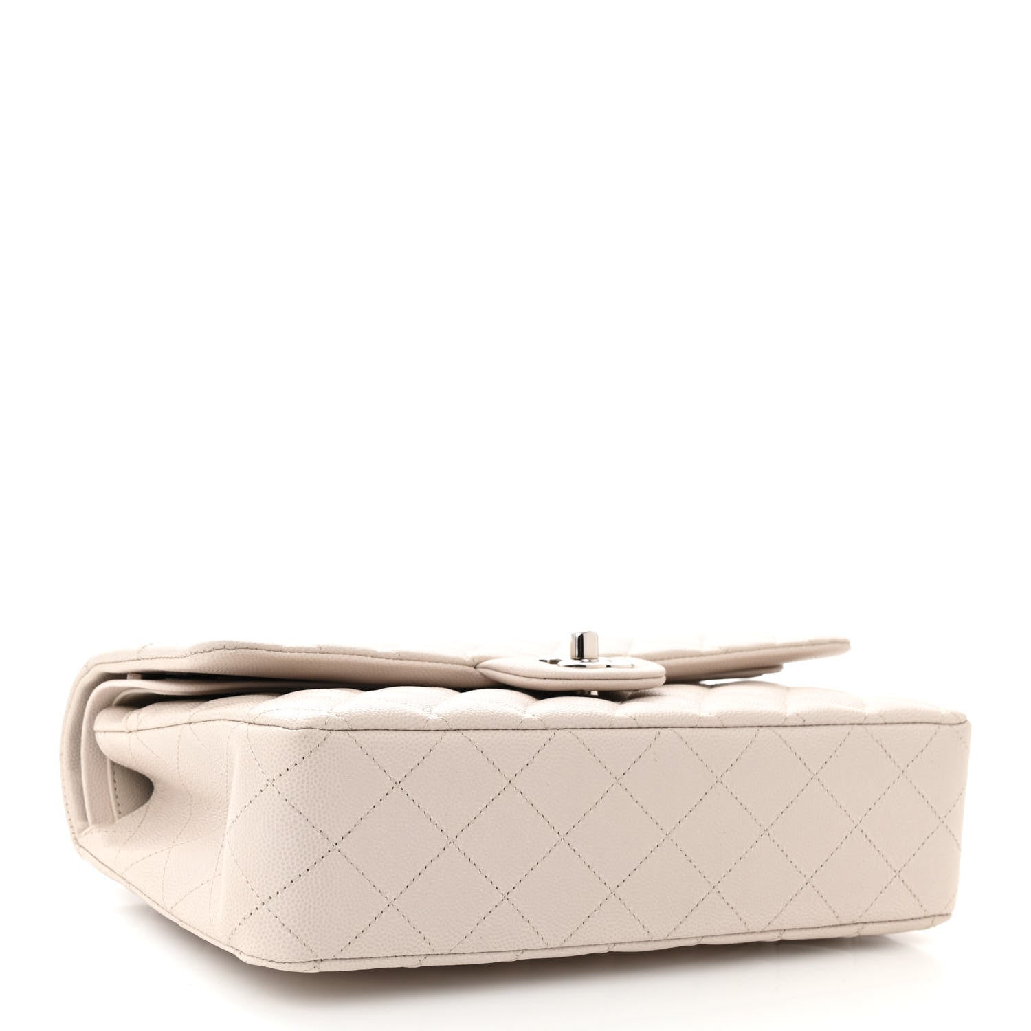 Chanel Caviar Quilted Medium Double Flap Ivory 4 of 11