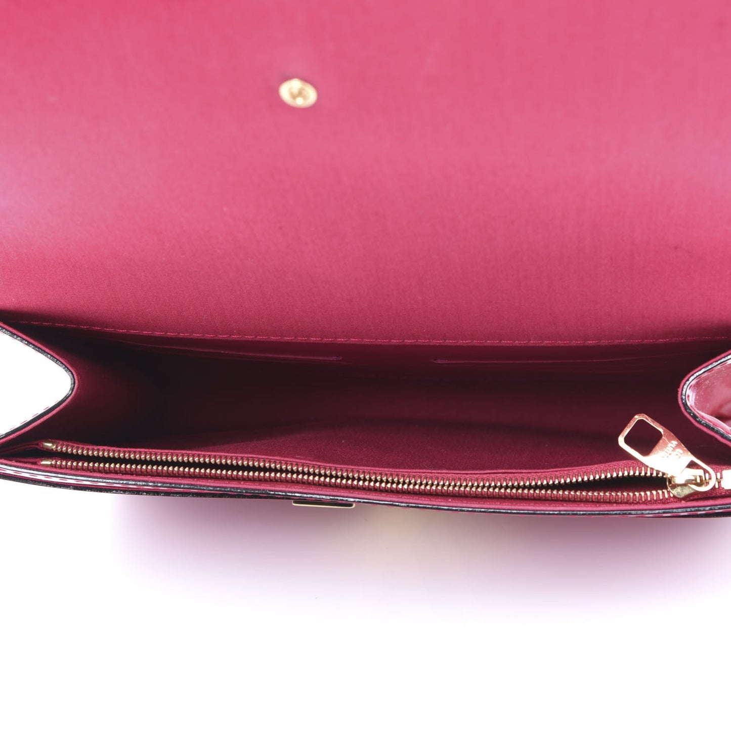 Patent Louise Clutch Rose Indien