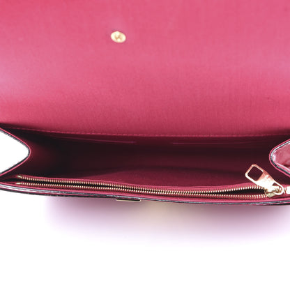 Louis Vuitton Patent Louise Clutch Rose Indien 4 of 9