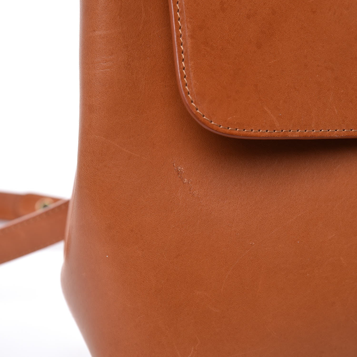 Mansur Gavriel Calfskin Mini Lady Bag Camello Rosa 17 of 18