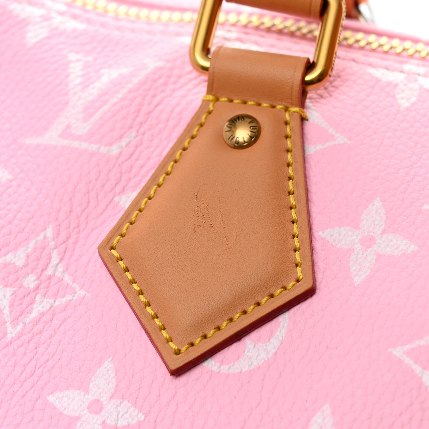 Calfskin Monogram Speedy P9 Bandouliere 30 Candy