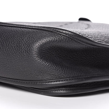 Hermes Taurillon Clemence Evelyne III GM Black 10 of 15