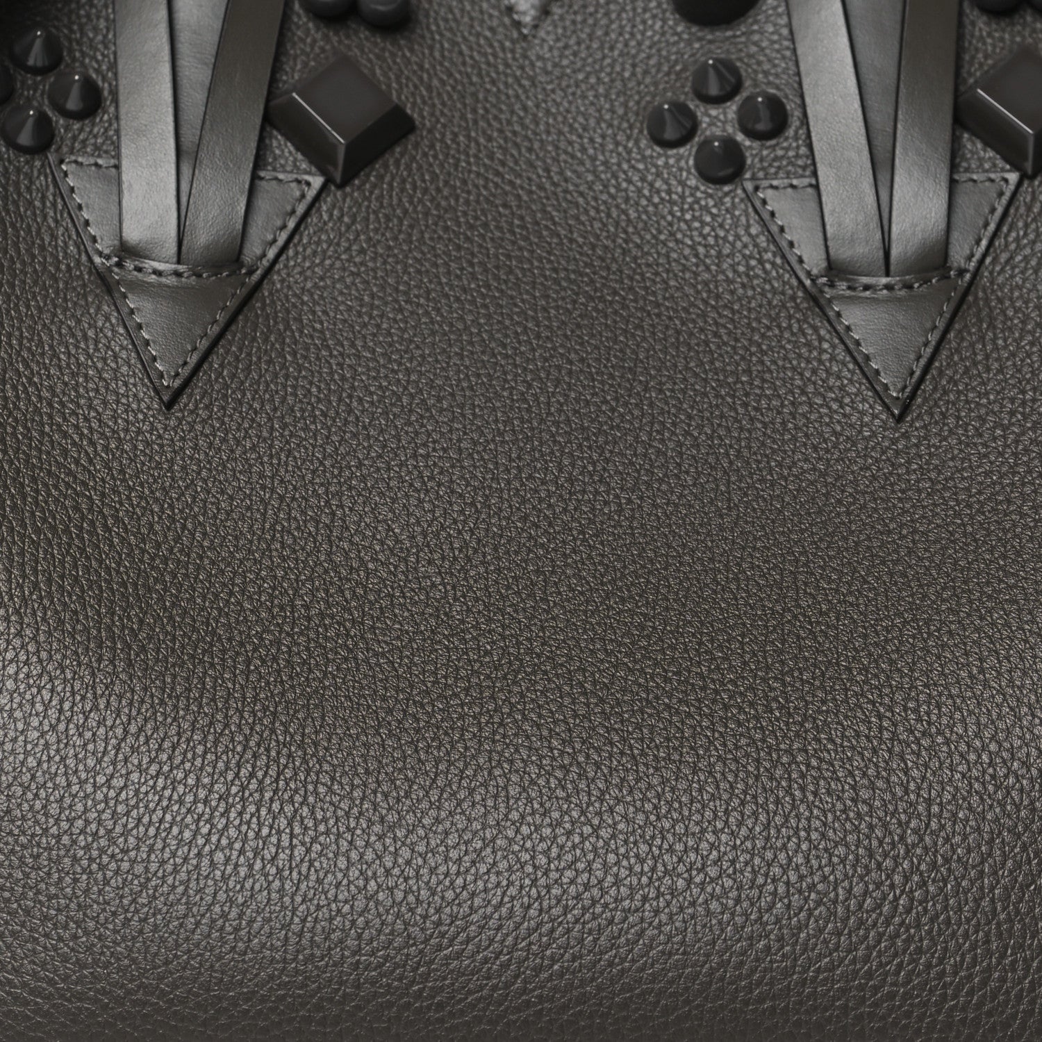 Christian Louboutin Calfskin Empire Spike Studded Small Cabachic Tote Rocket 7 of 9