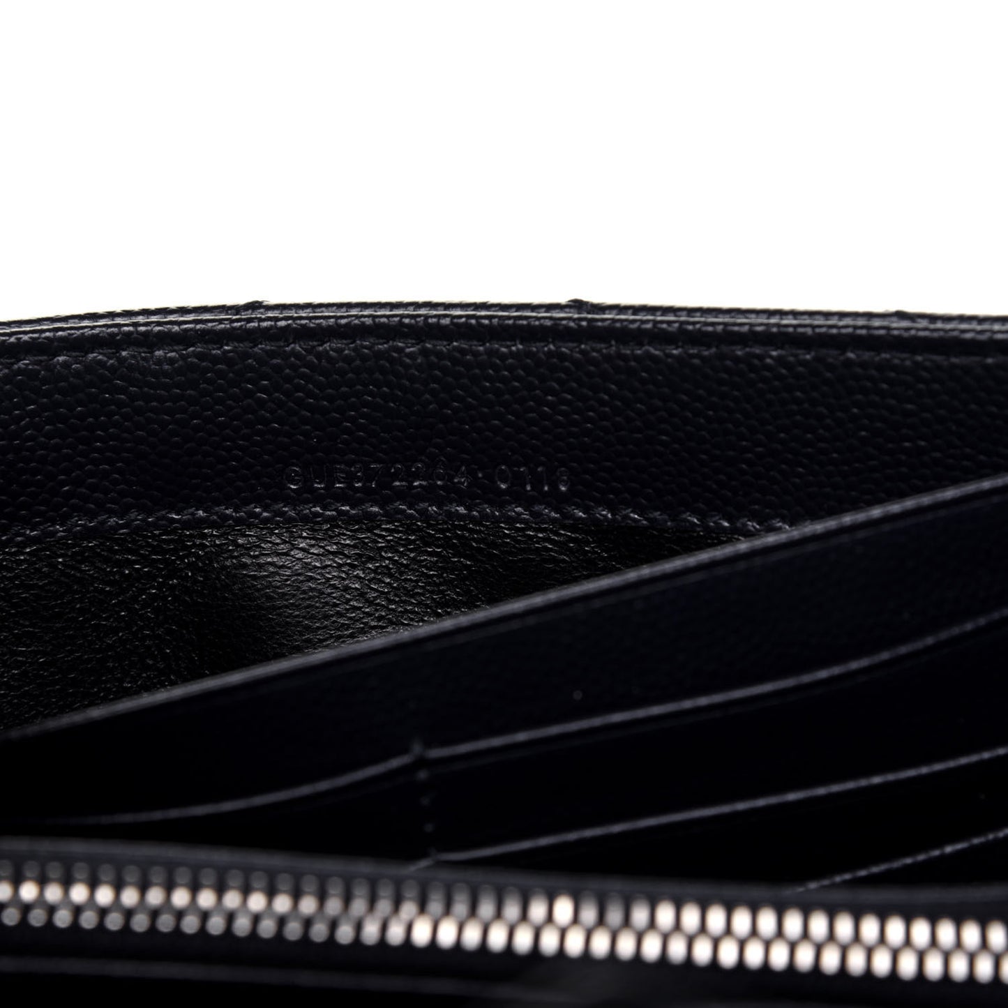 Grain De Poudre Matelasse Chevron Monogram Flap Wallet Deep Marine