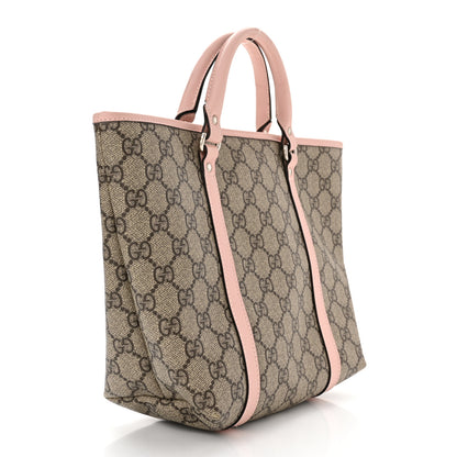 Gucci GG Supreme Monogram Childrens Tote Pink 2 of 9