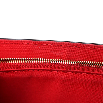 Louis Vuitton Patent Louise Clutch Cherry 20 of 21