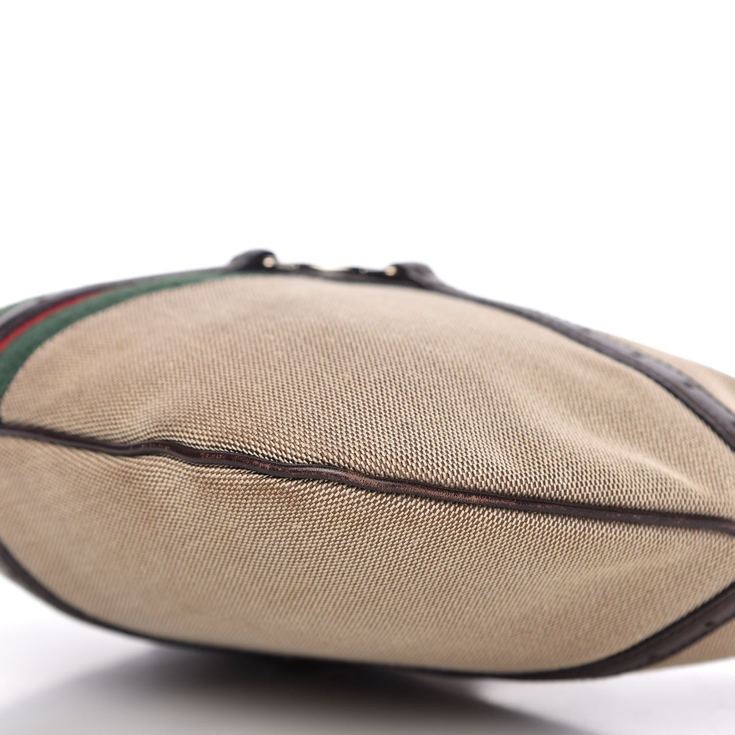 Gucci Canvas Web GG Reins Hobo Brown 7 of 10