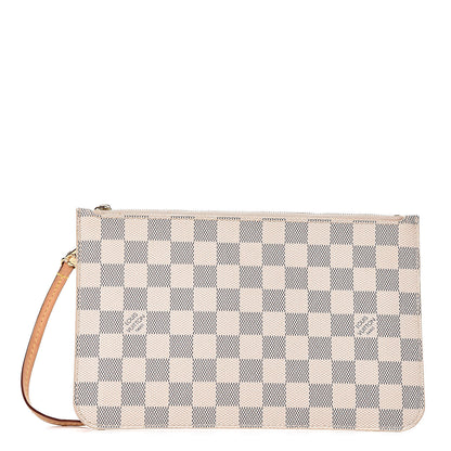 Louis Vuitton Damier Azur Neverfull MM GM Pochette 1 of 10