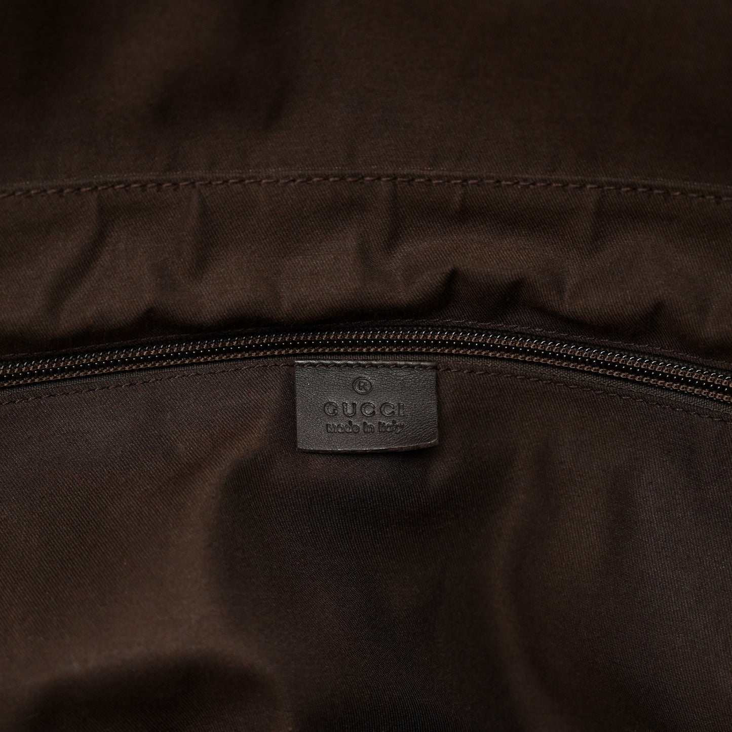 GG Supreme Monogram Two Wheel Suitcase Brown