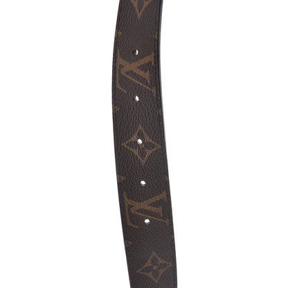Louis Vuitton Calfskin Monogram 30mm LV Initiales Reversible Belt 85 34 Black 6 of 7