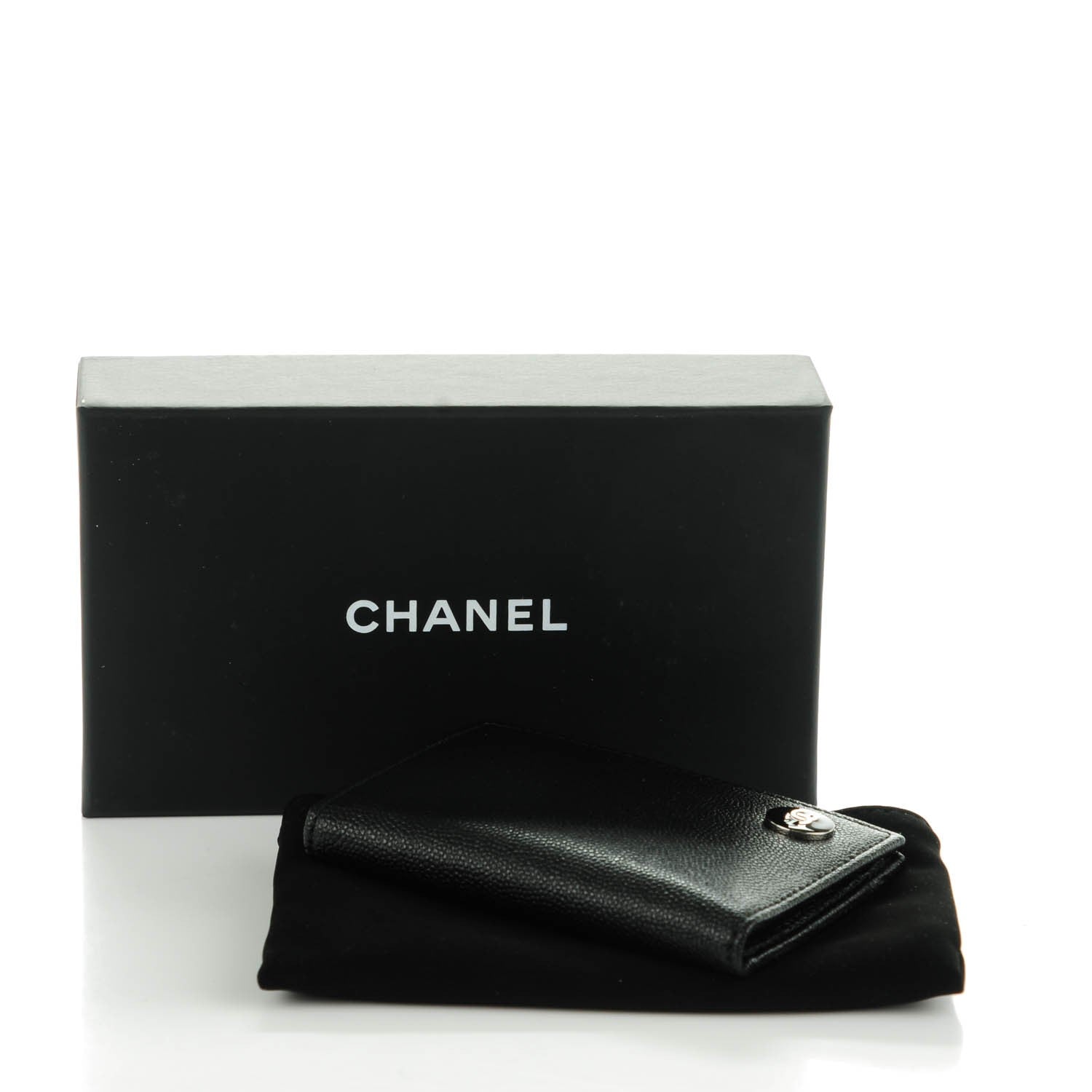 Chanel Caviar Card Holder Wallet Black 4 of 8