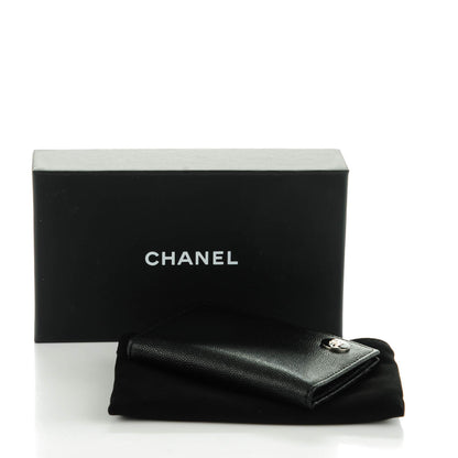 Chanel Caviar Card Holder Wallet Black 4 of 8