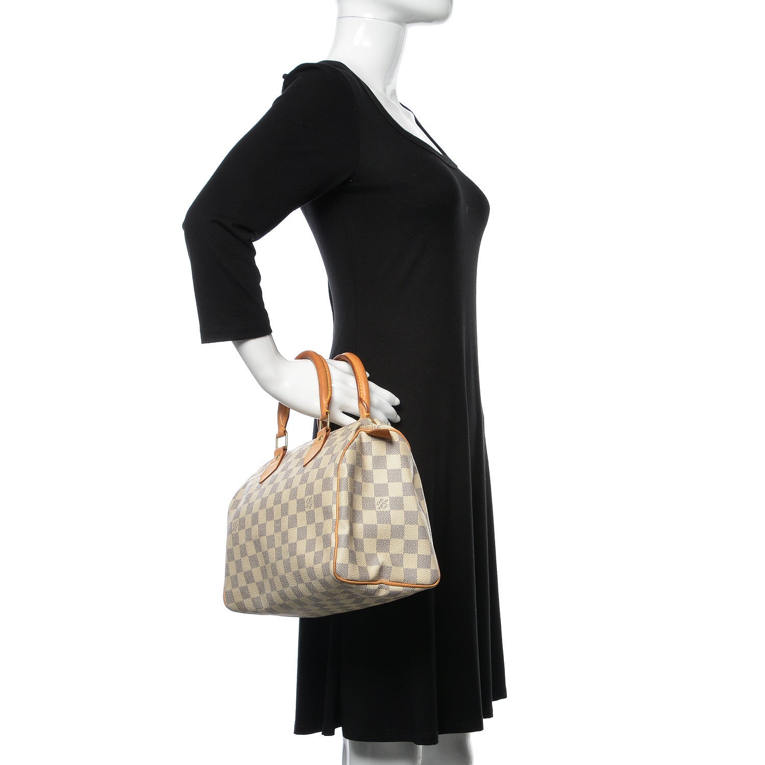 Louis Vuitton Damier Azur Speedy 25 2 of 12
