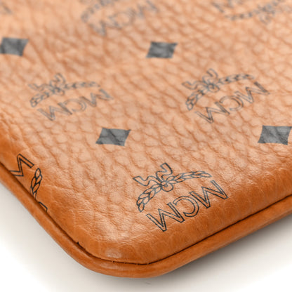 MCM Visetos Original Medium Pouch Cognac 9 of 10