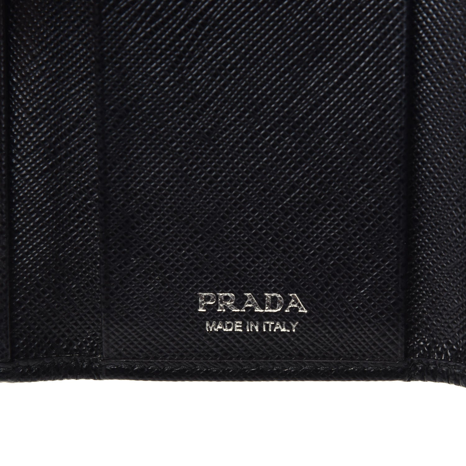 Prada Tessuto Nylon 6 Key Holder Black 6 of 8