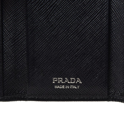 Prada Tessuto Nylon 6 Key Holder Black 6 of 8