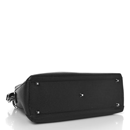 MCM Grained Calfskin Large Ella Boston Black 4 of 8