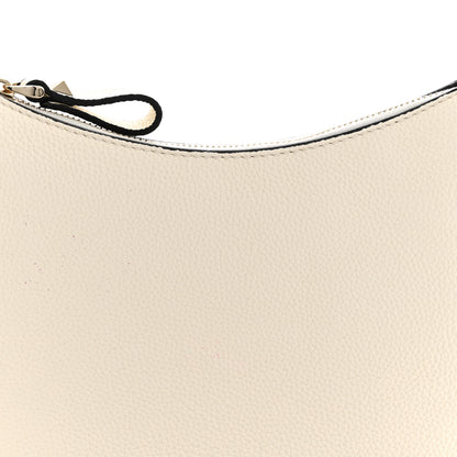 Valentino Garavani Grainy Calfskin Mini Rockstud Hobo Ivory 7 of 11