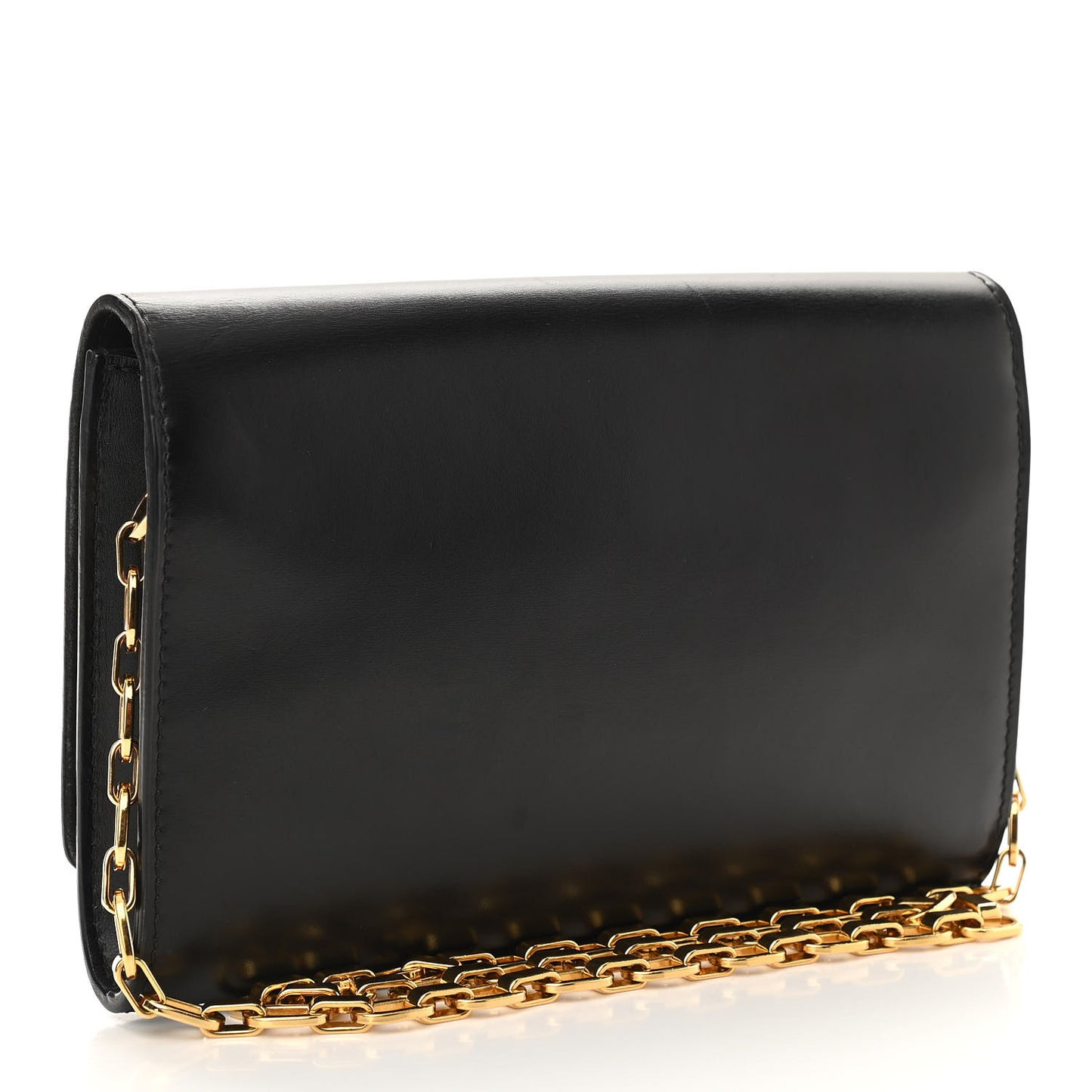 Calfskin Chain Louise MM Black