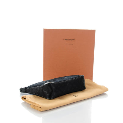 Louis Vuitton Satin Monogram Mini Boulogne Black 4 of 7